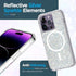 Case-Mate iPhone 14 Pro Case - Twinkle Stardust, 10FT Drop Protection, Compatible with MagSafe, Anti-Scratch, Slim Fit