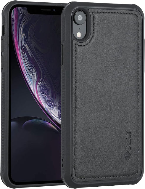 molzar MAG Series Case for iPhone XR, Built-in Metal Plate for Magnetic Mount, Compatible with Qi-Certified Chargers,