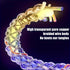 66W 3 in 1 LED Light Up Charging Cable,RGB Flowing LED Light Up Glowing Fast Charging Cord Lighting/Type C/Micro USB Cable for i-Phone,Samsung Galaxy,Huawei,Android,Sony Xperia Smartphones(4FT)