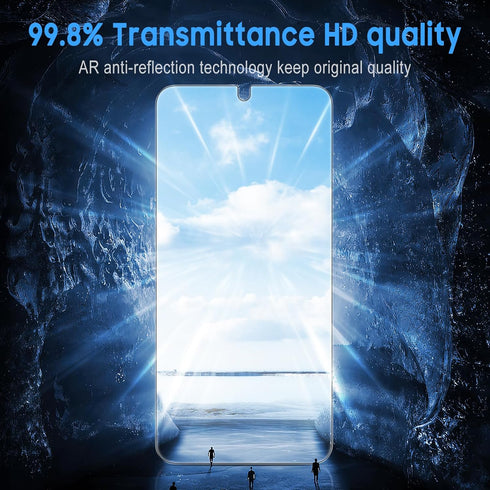 S23 Screen-2 Pack Uyiton UnBreak-Glass for Samsung Galaxy Plus Privacy Screen Protector, [Ultrasonic Fingerprint