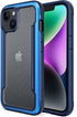 RAPTIC Shield Case for iPhone 14 Plus, Shockproof Clear Case, Military Grade 10ft Drop Tested, Durable Aluminum Frame,
