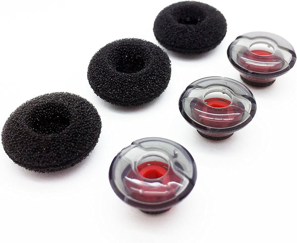 Voyager 5200 5220 Ear Tips, 3 Pack Medium Replacement Eartips Compatible with Plantronics Voyager 5200 Wireless Headset
