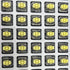 GATERON KS-33 Low Profile Banana Keyboard Switches, Tactile 3-Pin RGB LED Pre-Lubed for MX Mechanical (Banana 72PCS)