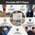 BONKZEBU MP3 Portable Player with Long Battery Life Aluminum Alloy Body Clear Sound Built-in Speaker and Earphones USB