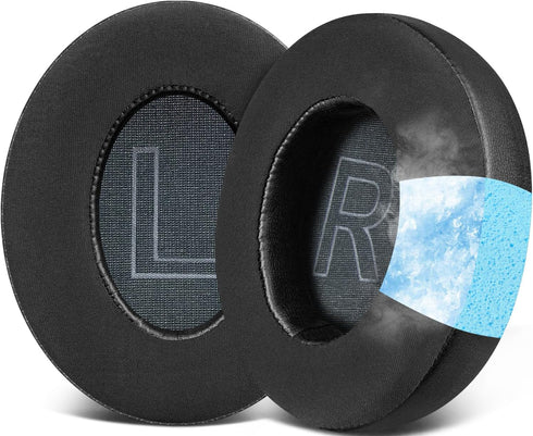 SOULWIT Cooling Gel Ear Pads Replacement for Anker Soundcore Life 2/Q20/Q20+/Q20I/Q20BT Headphones, Noise Isolation