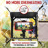Cell Phone Fence Mount with Sunshade, Aluminum Fence Camera Mount Holder for Streaming & Recording Games, Anti-Overheat
