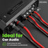 GearIT Pro Series 12 Gauge Speaker Wire Cable - 30.4 Meters / 100 Feet, Black Red, CCA HiFi Audio for Car Audio and