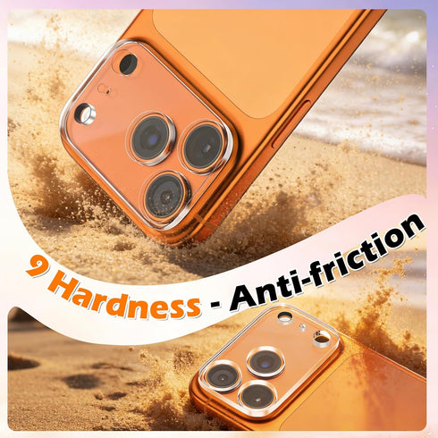 imluckies 3 Pack 17 6.3" 9H for iPhone Pro Camera Lens Protector, HD Clear Tempered Glass Camera Accessories, Hardness