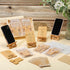 Novabright 24 Sets Employee Appreciation Gifts Bulk Bamboo Wooden Phone Stand for Desk with Greeting Cards Organza Bags