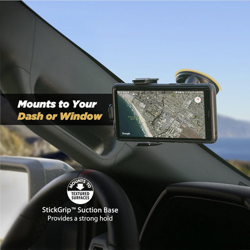 Scosche WDQ2M3-SP1 Stuckup Suction Cup Mount Charger for Phone