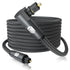 EMK 90 Degree Toslink Optical Cable 360 Degree Free-Rotating Plug Fiber Optic
