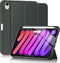 Soke iPad Mini 7 A17 Pro Case 2024, iPad Mini 6 Case 2021 with Pencil Holder, Shockproof Protection, Dark Grey