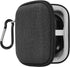 Geekria Shield Earbuds Case for JBL Tour Pro 3, Tune 120TWS, Wave Buds, Hard Shell Travel Bag with Carabiner Clip, Dark