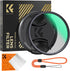 K&F Concept 62mm Circular Polarizer Lens Filter, Ultra Slim CPL Filter with 28 Multi-Layer Coatings, Cleaning Cloth