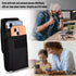 ykooe Dual Phone Holster Case with Belt Clip for Two Phones, Compatible with All iPhone Pro Max Plus and Galaxy Models,