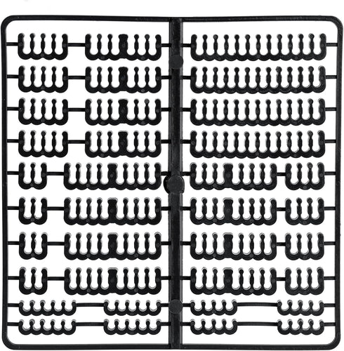 Cable Comb Kit includes for PSU extension cable, SATA and Molex sleeve Management Tools Wire Organizer Comb Computer Case Water Cooling Cable Comb (Black)
