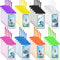 40 Pack Universal Waterproof Phone Pouch Multicolor Dry Bag with Phone Lanyard, Waterproof Phone Holder for Outdoor