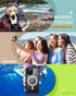 Lanhiem for iPhone 13 Magnetic Case - Waterproof Dustproof Shockproof Cover with Built-in Screen Protector (Black)