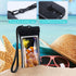 IPX8 Waterproof Phone Pouch Case with Lanyard, 2pcs (Black+Blue) Floating Dry Bag for iPhone 15 Pro Max 14 13 12 Galaxy
