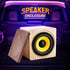 Facmogu 5in Wooden Speaker Enclosure, Empty Speaker Box for Premium Speakers to Enhance Sound and Bass