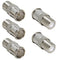 Quick Connect Cable TV Connectors, 5 Pack F Type Push On Coax Adapter for Coaxial Cable, RV, Satellite Dish