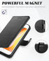 TUCCH Wallet Case for iPhone 8 Plus/iPhone 7 Plus, PU Leather Flip Cover with Card Slot, Black