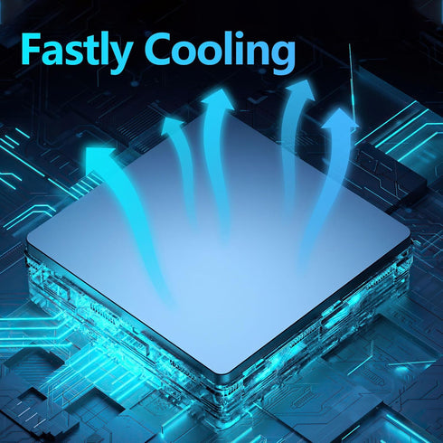 14.8 W/mK Thermal Pad, 50x90mm (0.5mm+1mm+1.5mm+2mm), Highly Efficient Heat Resistant Silicone Thermal Pads, 4 Pack