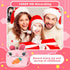 CAMCLID 2.5K 32GB 1080P 3-12 Kids Instant Camera - Instant Print Camera with No Ink, Card, Selfie & Video, Pink Toy