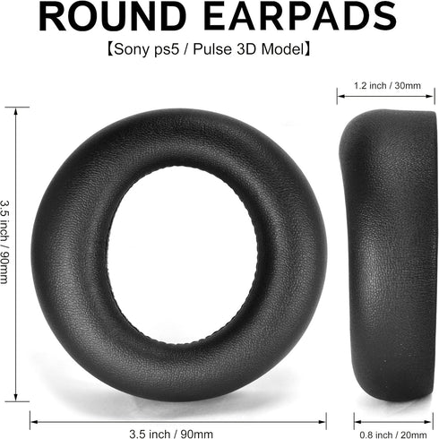 PS5 Ear Cushion, Defean Replacement Ear Pads for Sony PS5 Wireless Headphone, PULSE 3D Headset