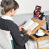 Clip Clamp Phone Holder for Desk/Table/Glass Door/Desktop Baffle/Easel,Compatible with iPhone/Nexus/HTC/LG/Huawei/Smart Phones,360°Adjustment Aluminium Alloy Arm Metal Mount