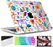 TWOLSKOO Clear Plastic Hard Shell Case for M3 MacBook Air 13.6 inch 2024 2023 2022 A3113 A2681 M2