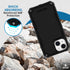 Pelican Shield Series iPhone 15 Case 6.1", 21ft Military Grade Drop Protection, Rugged Magnetic Charging Cover, Black