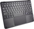Wireless Bluetooth Keyboard, Ultra Slim Rechargeable Portable Cordless Keyboard with Touchpad, 10 Inch for iOS Android