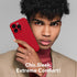iPhone 15 Pro Max Case, Deep Red Silicone, MagSafe Compatible, Shockproof, Full Camera Protection, Includes 2 Screen