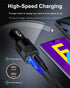 Super Fast Car Charger for Samsung Galaxy, 3pack 60w Dual-Port USB-C Car Charger Cigarette Lighter Adapter + 2pcs Pd Typec to C Cable for Galaxy S24 S23 S22 S20 S10 Note 20 10 A14 iPhone 15 USBC Cord