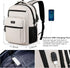 School Backpacks for Teens, Laptop Backpack with USB Charging Port, 15.6 Inch Water Resistant Mochila for Work, College
