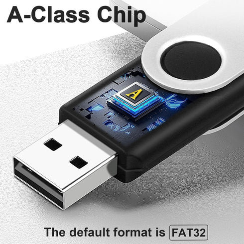 MECHEER 2GB 10 Pack USB Flash Drive Memory Stick, Multicolor Bulk Thumb Drives Portable Pendrive Jump Drives Office