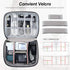 Electronic Bag Travel Cable Accessories Bag, Waterproof Double Layer Electronics Organizer, Portable Storage Case for