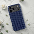 Aleviker 17 2-Layer Case for iPhone Pro Max, Glossy Hybrid Hard Shell, Aesthetic Scratch Resistant Cover, Navy Blue