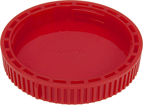 Fotodiox Designer Red Rear Lens Cap for Nikon Z Lenses, Compatible with Nikon Z-Mount Lenses