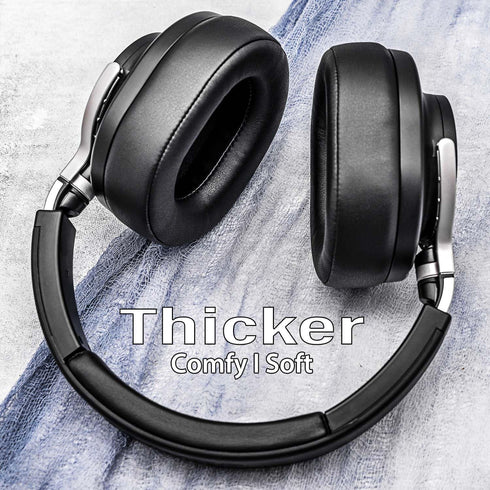 ATH M70X Ear Pads - TRANSTEK Replacement Cushions Compatible with ATH-M70X Headphones, Thicker Memory Foam
