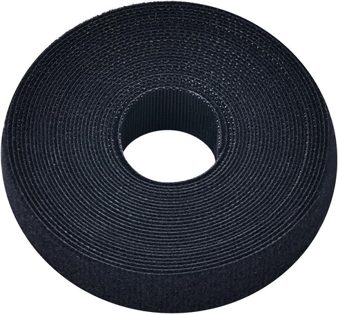 Pasow Fastening Tape Cable Tie - Double Side Nylon Power Wire Management 3/4 Inch 1 Roll Hook (5 Yards, Style 2)