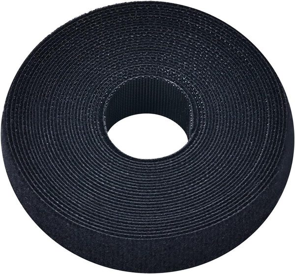 Pasow Fastening Tape Cable Tie - Double Side Nylon Power Wire Management 3/4 Inch 1 Roll Hook (5 Yards, Style 2)