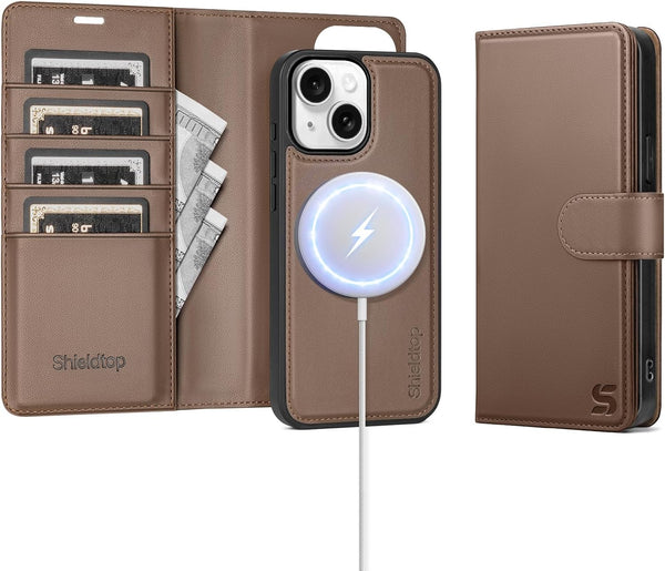 Shieldtop Compatible Magsafe Magnetic 2 in 1 Detachable iPhone 11 Wallet Case with