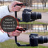 GENS Handheld Camera Stabilizer Grip - Universal U-Shaped Handle for DSLR, Mirrorless, Video Cameras