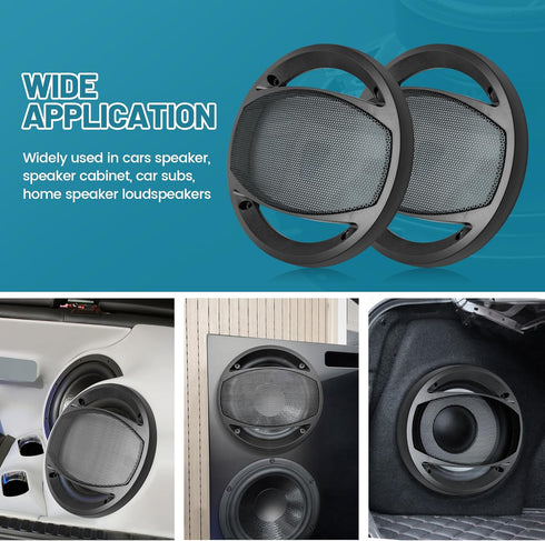 6.5 Inch Car Audio Speaker Hollow Mesh Subwoofer Grill, Decorative Guard Protector