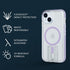 tech21 16e 15 EvoCrystal Kick case for iPhone / - Compatible with MagSafe - Impact Protection Case - Lilac