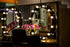 CHNYWORK 6ftx4ft Bulb Makeup Room Backdrop Beauty Salon Interior Mirror with Light Frame Dark Background Professional