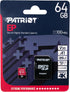 Patriot Memory 64GB A1 / V30 Micro SD Card for Android Phones, 4K Video Recording - PEF64GEP31MCX