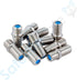 SatelliteSale High-Frequency F81 Coaxial Barrel Connectors, Female to Female F-Type 3Ghz Adapter Coupler Pack of 2 Pcs